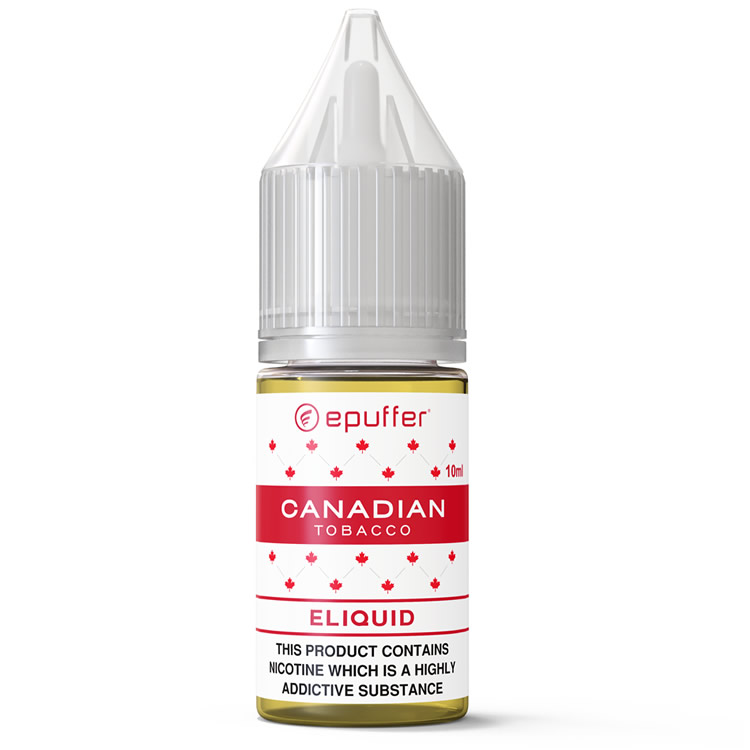 Canadian Cigarette Premium Tobacco Flavour e-Liquid 10ml bottle