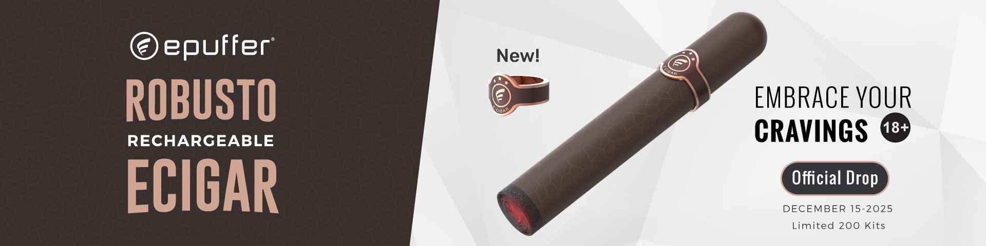 Robusto Rechargeable Ecigar