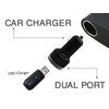 usb car charger adapter dual port