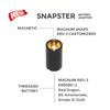 snapster magnetic ecigarette snaps adaptor