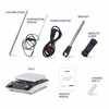 ProfessionaMagnetic Hot Plate Stirrer what included
