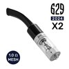 epipe 629 x2 silver stainless steel mod vape tank