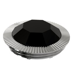 electronic pipe epipe 629x black crystal - silver cap