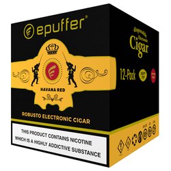 robusto e-cigar bulk 12-pack