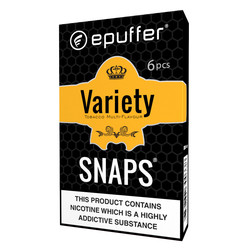 epuffer snaps ecig tobacco variety flavours cartomizers