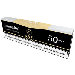 snaps electronic cigarette 5x5 tobacco cartomizer vape cartridge