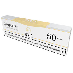 epuffer SNAPS ecig 5x5 tobacco flavour vape cartridges cartomizer
