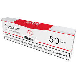 epuffer snaps ecigarette american tobacco cartridges 50 pack