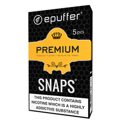 snaps premium ecig tobacco ecigarette cartomizer black