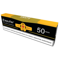 snaps ecig ROBUSTO tobacco vape cartomizer black 50 pack carton