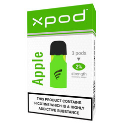 xpod tpd ready vape pod prefilled apple flavour