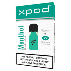 xpod tpd ready vape pod prefilled menthol cigarettes
