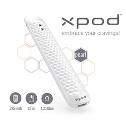 epuffer xpod pearl white vape pod kit