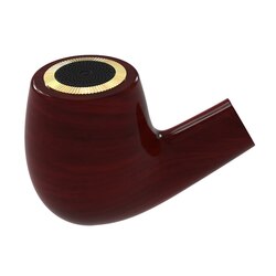 epipe 629x rosewod bowl with flat cap gold trim