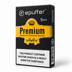 snaps e-cigarette premium tobacco cigalike cartomizer pod cartridges black
