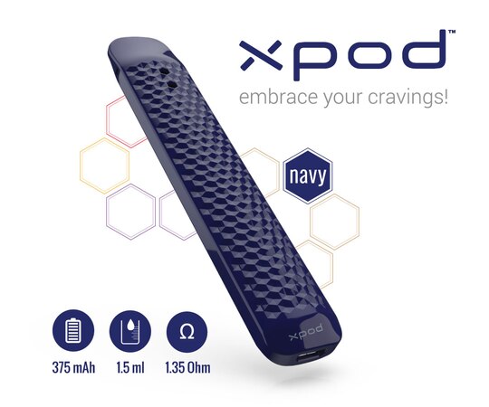 Xpod - Carbon Navy Vape POD Kit