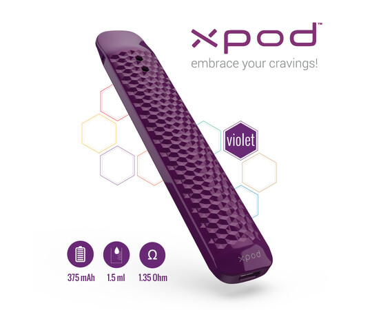 ePuffer XPOD™ Vape Pod Kit Violet | Refillable Pod Vape System UK