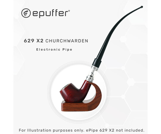ePuffer ePipe 629X / X2 Long Stem Churchwarden Style Mouthpiece