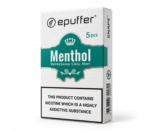 epuffer snaps rev5 ecigarette menthol cartridges