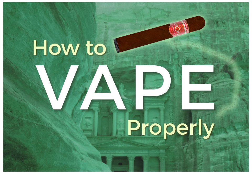 how to vape properly